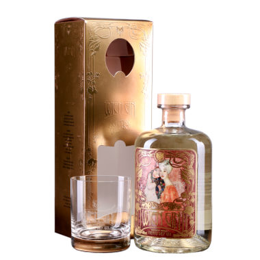 Wien Gin Gustav Klimt Edition mit Glas im Geschenkkarton