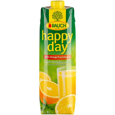 Happy Day Orangensaft 100% mit Fruchtfleisch