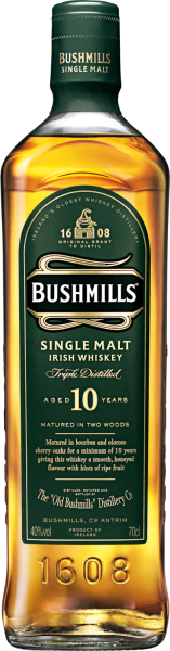 10 years Irish Single Malt Whiskey