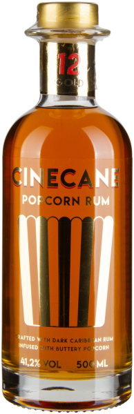 Cinecane Gold 12 Popcorn Rum