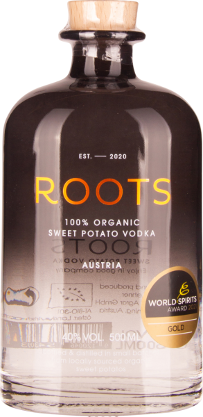 Roots Sweet Potato Vodka bio