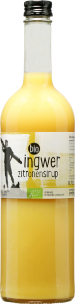Ingwer-Zitronensirup bio