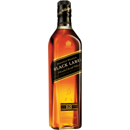 12 years Black Label Blended Scotch Whisky im Geschenkkarton