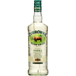 Vodka Bison Grass mit Grashalm